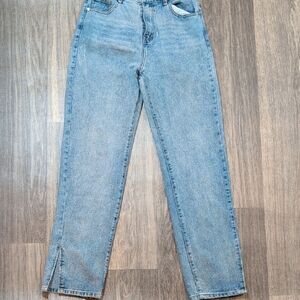 Nasty Gal Blue Acid Wash Jeans